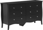 Beliani Komoda czarna WINCHESTER! | 228883 Bel | 4251682252690