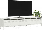 TV kapp, valge, 202x39x43,5 cm, k&uuml;lmvaltsitud teras | 3307154 | 8721158304469