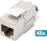 Digitus Digitus CAT 6A kaabeldusmodul, ekraanitud, t&ouml;&ouml;riistavaba paigaldus - 48 tk | DN-93615-48 | 4016032490586