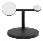 Laadimisjaam Belkin juhtmevaba laadija iPhone, Apple Watch, AirPods, Qi2 15W, Black | WIZ032KQBK | 745883900329