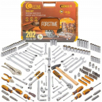 T&ouml;&ouml;riistakomplekt 1/4", 3/8" ja 1/2" 202 osa (kuuskantv&otilde;tmed) (6-32mm) | FT-42022-5 | 5905101386174