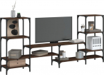 vidaXL Szafka pod TV, brązowy dąb, 206,5x28,5x95 cm | 842485 | 8721012377813