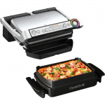 Tefal GC714D Optigrill+ Edelstahl / Black | GC714D | 3016667246979