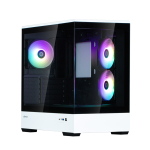 Zalman P30 PC-Geh&auml;use, Mini-Tower, mATX, Tempered Glass - Black / wei&szlig; | GEZA-118 | 8809213764462