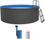 Swim & Fun Santorini Pool Round &Oslash;460 x 90 cm | SWAF_1943 | 5704841019430