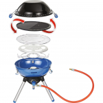 Campingaz Party Grill 400 Caravan Connect Gaskocher (Black/blau, 30mbar, mit Wohnwagenanschluss, Modell 2023) | 2177091 | 3138522128050