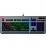 Klaviatuur Thermaltake Level 20 RGB Titanium Cherry MX RGB Blue (KB-LVT-BLSRUS-01) | KB-LVT-BLSRUS-01 | 4711246873667