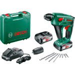 Bosch Powertools Akku-Bohrhammer Uneo Maxx, 18Volt (gr&uuml;n, 2x Li-Ionen Akku 2,5Ah, im Koffer, POWER FOR ALL ALLIANCE) | 0603952327 | 3165140877503
