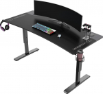 Biurko Ultradesk Cruiser Czarne 160 cmx70 cm | UDESK-CR-BK | 5904238810002