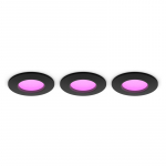 Philips Hue Slim Downlight LED Einbauleuchte 3er Pack schwarz | 8721103109293 | 8721103109293