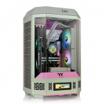 Thermaltake The Tower 300  (hellgr&uuml;n/rosa, Tempered Glass) | CA-1Y4-00SJWN-00 | 4711475645721