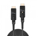 LINDY Micro-HDMI Fibre Optic Hybrid 18G Kabel 10m | 38320 | 4002888383202