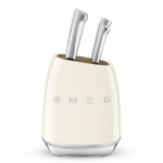 SMEG KNIFE BLOCK 50's STYLE CREAM KBSF02CR | 8017709344184 | 8017709344184