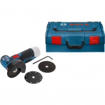Bosch Powertools Akkuwinkelschleifer GWS 10,8/12-76 V-EC (blau, ohne Akku und Ladeger&auml;t, in L-BOXX) | 06019F2003 | 3165140843591