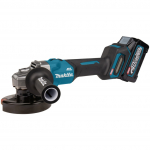 Makita Akku-Winkelschleifer GA008GM201 XGT, 40Volt (blau/Black, 2x Li-Ion XGT Akku 4,0Ah, MAKPAC Gr.4) | GA008GM201 | 0088381895156