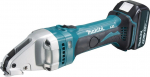 Makita Akku-Blechschere DJS161RTJ, 18Volt (blau/Black, 2x Li-Ionen-Akku 5,0Ah, im MAKPAC Gr.2) | DJS161RTJ | 0088381816885
