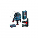 Bosch Powertools Linienlaser GLL 3-50 Professional, mit Empf&auml;nger (blau/schwarz, L-BOXX 136, rote Laserlinien) | 0601063803 | 3165140662499