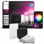 Philips Hue Bridge Pro + 2 x E27 + h&auml;mardusl&uuml;liti | 495978 | 8720169374683