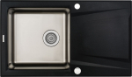Zlewozmywak Deante . PRIME GRAFIT MATELIK GRANITO-STAL 860x500x220 3,5" + OSPRZĘT SPACE SAVERS | ZSR_G113 | 5908212058022