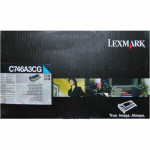 Toner Lexmark C746A3CG Cyan Oryginał  (C746A3CG) | C746A3CG | 0734646435666