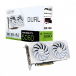ASUS GeForce RTX 5060 DUAL OC WHITE 8GB DLSS 4 | DUAL-RTX5060-O8G-WHITE | 4711636196963