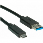 Kabel USB Roline USB-A - 0.5 m Black (11.02.9010) | 11.02.9010 | 7611990117222