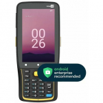 Terminal danych RK26, Android 12, GMS, LTE/BT/WIFI/NFC/2SIM, 2D Imager (SE4100), 4GB/64GB, ekran 4" WVGA, 16Mpx kamera, 25 klawiszy, 4000mAh, EU Adapter, SnapOn/kabel USB | AK26EG4DNEG41 | 5715063387160