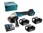Nurklihvija Makita MAKITA 18V 125mm DGA511RT3J 3x5,0Ah P&Ouml;&Ouml;RDEKIIRUSE REGULEERIMINE Black | DGA511RT3J | 197050014313
