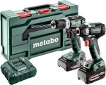 Zestaw elektronarzędzi Metabo METABO.ZESTAW COMBO 18V 2.9.2 (BS 18 L BL + SSW 300) 1x5,2Ah 1x2,0Ah METABOX | 685202000 | 4061792210653
