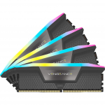 Corsair DIMM 64 GB DDR5-6200 (4x 16 GB) Quad-Kit (Black, CMH64GX5M4B6200C32, Vengeance RGB, INTEL XMP) | CMH64GX5M4B6200C32 | 0840006665427