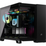CORSAIR Geh mATX 2500X LINK Tempered Glass  Black | CC-9011267-WW | 840006674986