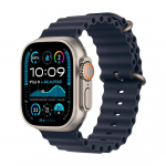 Watch Apple Watch Ultra 2 LTE (2024) 49mm Black Titanium Case with Trail Loop M/L - Navy | MX4D3NF/A | 195949580604