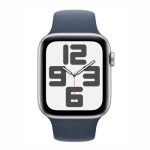 Apple Watch SE2 (2023) GPS 44mm Silver Alu case, Storm Blue Sport Band EU MREC3 | MREC3DHA | 194253773351