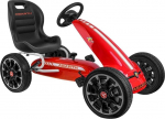 Jokomisiada GOKART ABARTH pedaalidega Suured pehmed rattad PA0167 | PA0167 CZ | 5905258513430