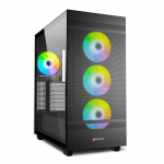 Sharkoon Geh&auml;use Rebel C50   RGB    ATX       1xGlas Black | 4044951038244 | 4044951038244