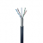 Kabel sieciowy LAN UTP, kat. 6, drut, 305m, zewnętrzny, Black | UPC-6004-SO-OUT | 8716309126823