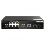 QNAP QSW-M2106R-2S2T 6 port 2.5Gbps, 2 port 10Gbps SFP+, 2 ports 10GbE RJ45 Switch | QSW-M2106R-2S2T | 4711103082799