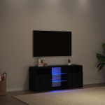 TV-kapp LED-valgustusega, black oak, 120x30x50 cm | 862035 | 8721158724410