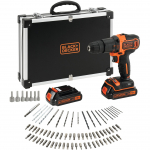 Urbjma&scaron;īna-skrūvgriezis Black&Decker BDCHD18BAFC 18 V 2 x aku 1.5 Ah | BDCHD18BAFC-QW | 5035048653722