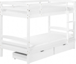 Beliani Puitvoodiga voodip&otilde;hi sahtlitega 90 x 200 cm valge REGAT | 249416 | 4251682260756