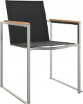 7-osaline aiam&ouml;&ouml;bli komplekt vidaXL t&auml;ispuidust teekpuust, s&ouml;&ouml;gilaud vidaXL 200x90x74.5 cm t&auml;ispuidust teekpuust | 3334835 | 8721288462084