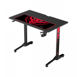 Biurko Diablo Chairs X-Mate 1000 Czarno-Czerwone 100 cmx60 cm | 5904405571408 | 5904405571408