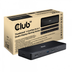 Club3D Thunderbolt4 16-in-1 Dockingstation 4 Displays  St/Bu retail | CSV-1583 | 8719214473044