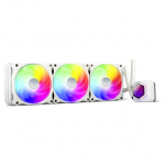 SilverStone Permafrost PF360-ARGB, V2 AiO Wasserk&uuml;hlung, wei&szlig; - 360 mm | WASE-607 | 4710679814797