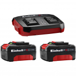 Einhell algkomplekt akud 2x4.0Ah + laadija Twin (4512112) | 4512112 | 4006825655766