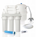 Veefilter 6-etapiline p&ouml;&ouml;rdosmoosi s&uuml;steem mineraalidega, membraan 75 GPD, paak 3.2 | RO6/75V/3.2 GAL | 5903111200381