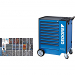 Gedore Werkzeugwagen 1500 ES-03-2004 0810 (blau/schwarz, inkl. 325 Werkzeuge) | 2657716 | 4010886930939