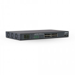 Switch InLine InLine&reg; PoE++ Gigabit Network Switch 16 Port, 1Gb/s, 2x SFP, 48,26cm (19" 1U, brackets incl.), Metal, fan control, w/display, password protection, 300 | 32316P | 4043718300686