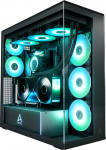 Arctic Xtender VG (Black, karastatud klaas x 2, l&auml;bipaistev klaas) | ACPCC00024A | 4895265001321
