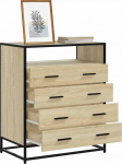 vidaXL Komoda, dąb sonoma, 70x41x70 cm | 849090 | 8721102841491